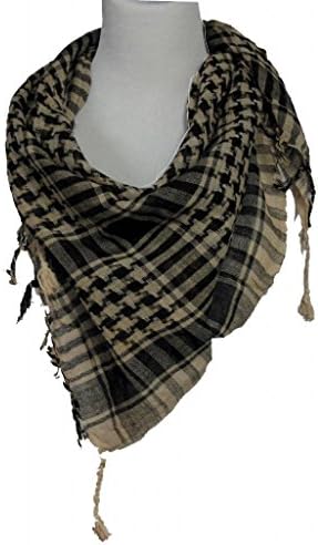 Military Shemagh Arab Tactical Desert Keffiyeh Scarf (Tan)