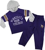 Minnesota Vikings Infant Faux Layered Jersey and Pant Set