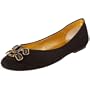 Caparros Women's Hewitt Flat,Black Grosgrain,12 M US