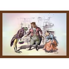 Mr. Frog Meets Mrs. Mouse 20x30 poster