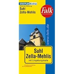 Falk Stadtplan Extra Suhl und Zella-Mehlis.