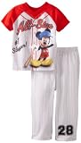 Disney Boys 2-7 No 1 Slugger Short Sleeve Pajama Set