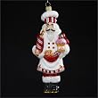 Nutcracker Pastry Chef Gingerbread Kisses Polonaise Christmas Ornament 6.5"