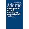 Nachgelassene Schriften. Abteilung IV: Vorlesungen: Band 12: Philosophische Elemente einer Theorie der Gesellschaft (1964): Bd. IV/12