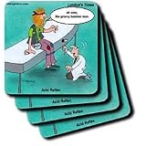 Londons Times Health and Vanity Trends Cartoons - Acid Reflex 60s Style - Coasters