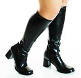 Wide Calf Women's Knee High Square Toe Plus Size Boots Size 7