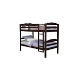 Walker Edison Twin Over Twin Solid Wood Bunk Bed