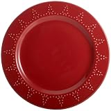Signature Now & Then Set of Six 11-inch Dinner Plate, Poppy