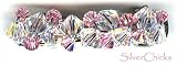 Pink and Clear Swarovski Crystal Barrette