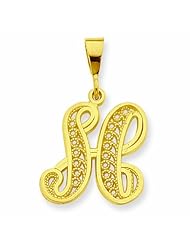 10K Gold Initial H Charm