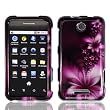 For Cricket ZTE X500 Score Accessory - Purple Daisy Design Hard Case Proctor Cover + Lf Stylus Pen