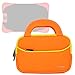 Evecase UltraPortable Handle Carrying Neoprene Sleeve Case Bag Compatible with Fuhu Nabi Jr. / nabi Jr. S - Kids Tablet / nabi Jr. Nick Jr. Edition Tablet 5 inch Android Kids Tablet - Orange