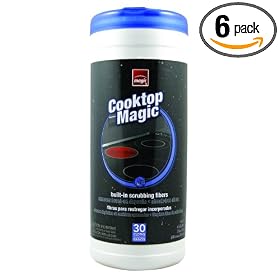 Magic Complete Cooktop Cleaning Cloths, 30-Count Box (Pack of 6)