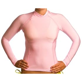 Beach Depot UPF 50+ Women's Long Sleeve Rash Guard Shirt