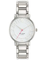 kate spade new york Womens 1YRU0392 Gramercy Analog Display Japanese Quartz Silver Watch