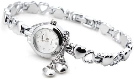 Beautiful and Popular Kimio Fashion Crystal Quartz Ladies Bracelet Watch (White)