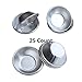 Pack of 25 Pcs Mini Tiny Pie Muffin Cupcake Pans Tin Egg Tart Mold Bakeware -NonStick Puto Cup