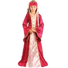 Party Partners 86814 Kinder-Kost�m 'Renaissance Queen', Kleid & Kopfteil, 4-6 Jahren