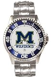 Michigan Wolverines Competitor Steel Mens NCAA Watch