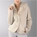 Women's Fox Fur Trim Lamb Shearling Jacket