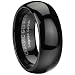 Black Tungsten Ring. 8mm width. Domed & Polished. Unique wedding band design. (avail. Sizes 5 to 14) Black Tungsten Ring. 8mm width. Domed & Polished. Unique wedding band design. (avail. Sizes 5 to 14)