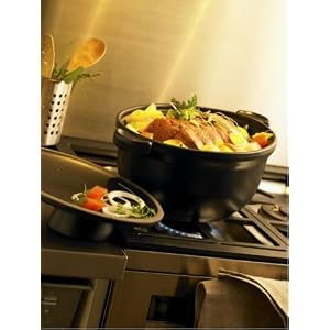 Appolia French Ceramic Oval 2 Quart Flame Top Casserole Dish by Appolia