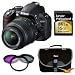 Nikon D3100 Digital SLR Camera & 18-55mm VR Lens with 16GB Card + Filter + Case + Accessory Kit