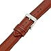 Timex Men's Q7B765 Genuine Padded Oiled Leather 18mm Brown Replacement Watchband