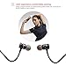 Bluetooth Headset, Sweatproof V4.0 Wireless Bluetooth Earphones In-Ear Noise Cancelling Headphones Earbuds with Microphone & Stereo for Running Sports with Magnet Attraction (Black) by Matone