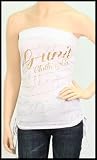 G Unit - G-Unit Girls "All Over Script" Tube Top, White