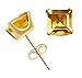 10k Yellow Gold Multi-Gemstone Stud Earrings 5-Piece Box Set
