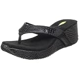 Volatile Womens Jessica Croco Wedge Sandal