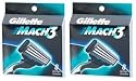 Gillette Mach3 Replacement Cartridges, 16 Cartridges