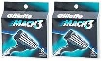 MACH3-Gillette Replacment Cartridges, 16 Cartridges (2Pack)