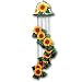Sunflower Wind Chime Ceramic 30" Windchime