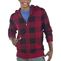 Utility&reg; Slim Fit Hoodie - Red Plaid