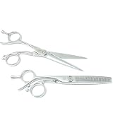 Kamisori K-20LS55 Black Diamond Shears Lefty Set 5.5