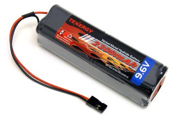 96V Tenergy 2000mAh Square Futaba NT8S600B Transmiter Battery Pack for RC Airplanes and Cars