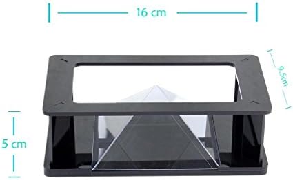 Fancy 3D Holographic Projection Pyramid Hatsune Miku 3D MV for iphone6 Plus Exhibition