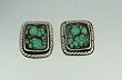 Number 8 Turquoise Earrings
