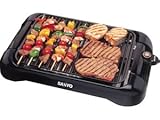 Sanyo HPS-SG3 200-Square-Inch Electric Indoor Barbeque Grill, Black