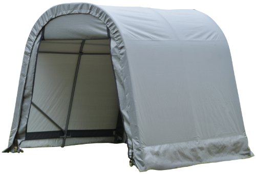 ShelterLogic 76903 Grey 8'x24'x8' Round Style Shelter