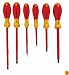 Wiha 32092 Slotted And Phillips Insulated Screwdriver Set, 1000 Volt, 6 Piece