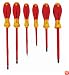Wiha 32092 Slotted And Phillips Insulated Screwdriver Set, 1000 Volt, 6 Piece
