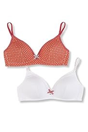 2 Pack Angel Non-Wired Spotted Bras