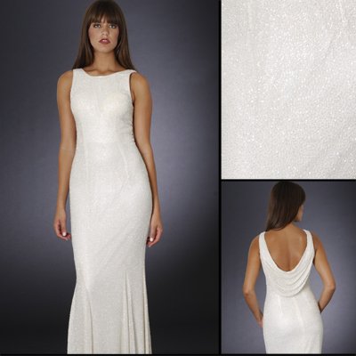 Ivory Beaded Evening Dress by Sean Collection - Best seller for Bridal, Wedding, Evening, Formal, Party (1198)