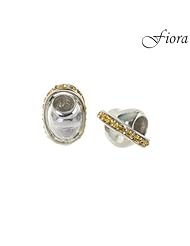 Heart Wrapped in Infinity Canary Crystal- Fiora Italian Charms