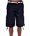 Southpole Men's Cargo Basic Belted Shorts 9001-3341