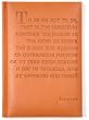 Quoted "To Be or Not To Be" Journal, Fully Embossed