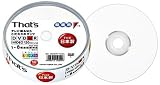 That's DVD-Rビデオ用 8倍速 10枚スピンドルケース プリンタブル 白 DR-120WPY10BA